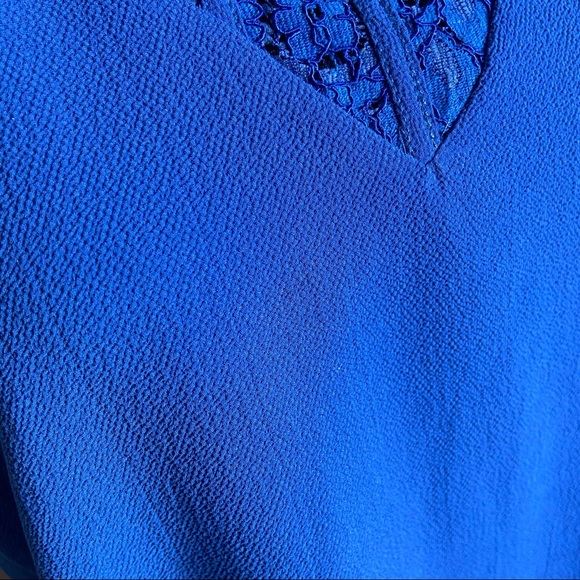 Brixton Ivy Jarred Lace Detail Cap Sleeve Blouse - Picture 4 of 7